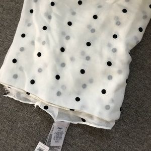 Gap Factory Polka Dotted Scarf